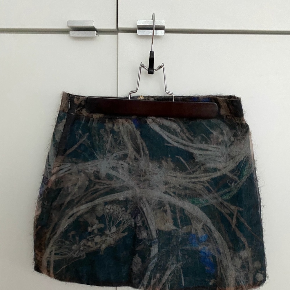 ITALIAN MOHAIR MINI SKIRT